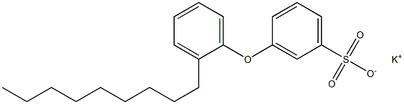 3-(2-Nonylphenoxy)benzenesulfonic acid potassium salt Structure