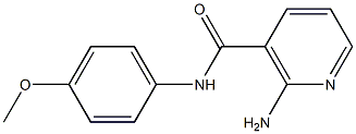 2-Amino-N-(p-methoxyphenyl)nicotinamide 구조식 이미지