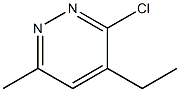 3-Chloro-4-ethyl-6-methylpyridazine 구조식 이미지