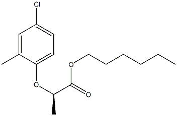 (R)-2-(4-Chloro-2-methylphenoxy)propionic acid hexyl ester Structure