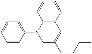 1-Phenyl-3-butyl-1,9a-dihydro-2H-pyrimido[1,2-b]pyridazine Structure