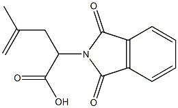 4-Methyl-2-(1,3-dioxo-2H-isoindol-2-yl)-4-pentenoic acid Structure