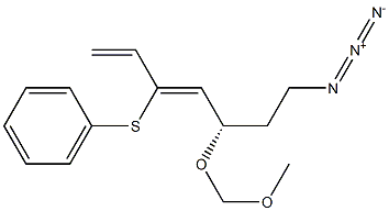 (3Z,5S)-7-Azido-5-methoxymethoxy-3-phenylthio-1,3-heptadiene Structure