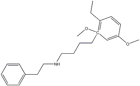 N-(2-Phenylethyl)-2,4-dimethoxy-5-ethylbenzene-4-butanamine Structure