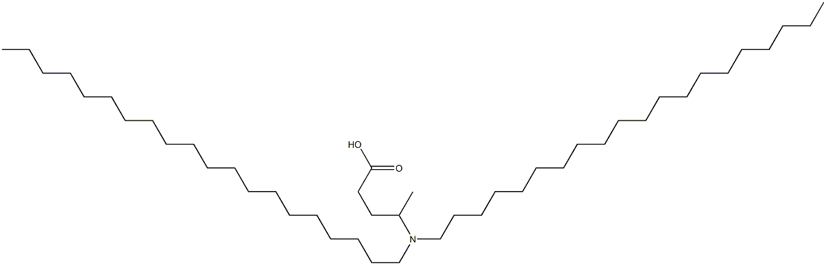 4-(Diicosylamino)valeric acid Structure