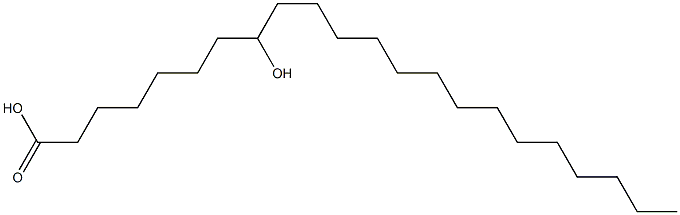 8-Hydroxydocosanoic acid 구조식 이미지