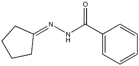 N2-Cyclopentylidenebenzhydrazide 구조식 이미지