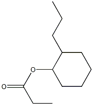 Propionic acid 2-propylcyclohexyl ester Structure