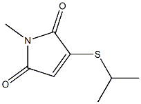 3-Isopropylthio-1-methyl-1H-pyrrole-2,5-dione Structure