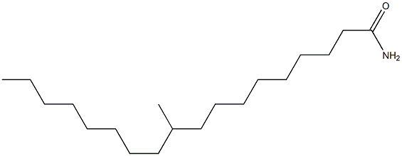 10-Methyloctadecanamide 구조식 이미지