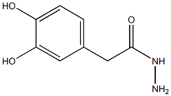 3,4-Dihydroxybenzeneacetohydrazide 구조식 이미지