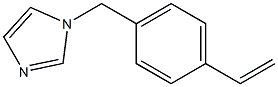 4-(1H-Imidazole-1-ylmethyl)styrene 구조식 이미지