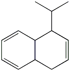 1,4,4a,8a-Tetrahydro-1-isopropylnaphthalene Structure