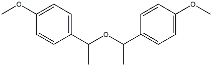 Bis[1-(4-methoxyphenyl)ethyl] ether Structure