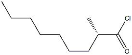 [S,(+)]-2-Methylnonanoyl chloride Structure