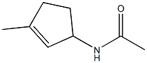 3-Methyl-N-acetyl-2-cyclopenten-1-amine Structure