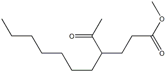 4-Acetylundecanoic acid methyl ester 구조식 이미지