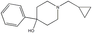 1-(Cyclopropylmethyl)-4-phenylpiperidin-4-ol 구조식 이미지