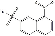 1-Nitro-7-naphthalenesulfonic acid 구조식 이미지