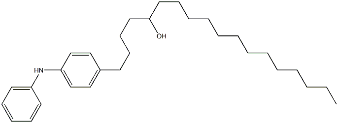 4-(5-Hydroxyoctadecyl)phenylphenylamine Structure