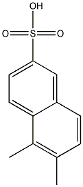 5,6-Dimethyl-2-naphthalenesulfonic acid Structure