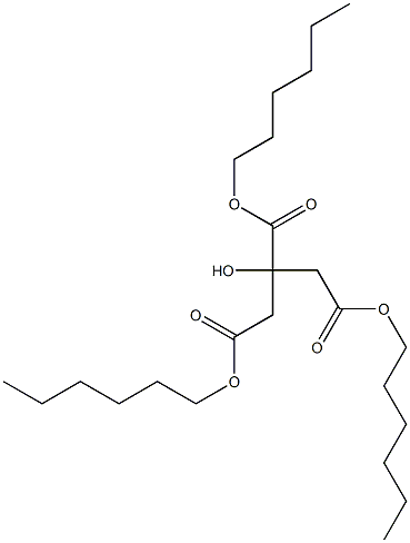 Citric acid trihexyl ester Structure