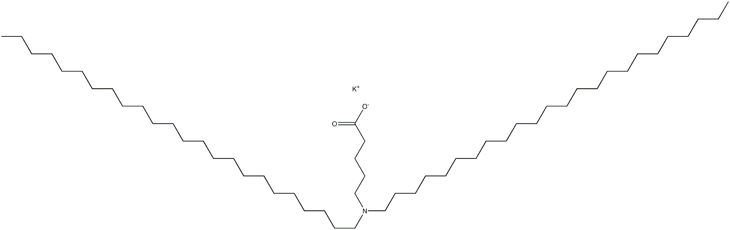 5-(Ditetracosylamino)valeric acid potassium salt 구조식 이미지