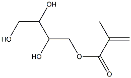 Methacrylic acid 2,3,4-trihydroxybutyl ester 구조식 이미지