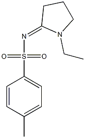 1-Ethyl-2-(tosylimino)pyrrolidine 구조식 이미지