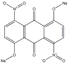 4,8-Dinitro-1,5-bis(sodiooxy)anthraquinone Structure
