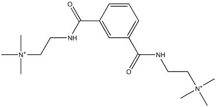 2,2'-(Isophthaloylbisimino)bis(N,N,N-trimethylethanaminium) Structure