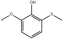 2-Methoxy-6-(methylthio)phenol 구조식 이미지