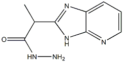 2-(3H-Imidazo[4,5-b]pyridin-2-yl)propanoic acid hydrazide 구조식 이미지