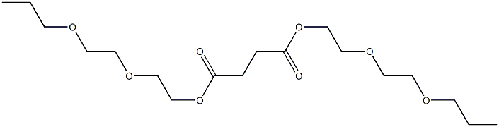 Succinic acid bis[2-(2-propoxyethoxy)ethyl] ester 구조식 이미지