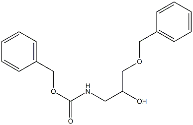 1-(Benzyloxy)-3-(benzyloxycarbonylamino)propan-2-ol Structure