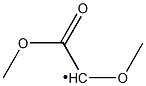 1-Methoxy-2-oxo-2-methoxyethylradical 구조식 이미지