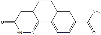 4,4a,5,6-Tetrahydro-8-carbamoyl-benzo[h]cinnolin-3(2H)-one 구조식 이미지