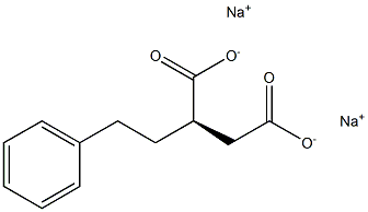 [R,(+)]-2-Phenethylsuccinic acid disodium salt 구조식 이미지