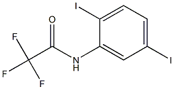 N-(2,5-Diiodophenyl)trifluoroacetamide 구조식 이미지