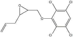 2,3,5,6-Tetrachlorophenyl 3-allylglycidyl ether 구조식 이미지