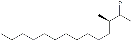 (R)-3-Methyltetradecan-2-one 구조식 이미지