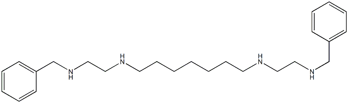 N,N'-Bis(2-benzylaminoethyl)-1,7-heptanediamine 구조식 이미지