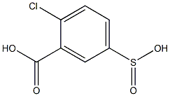 3-Carboxy-4-chlorobenzenesulfinic acid 구조식 이미지