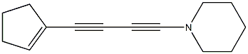 1-Piperidino-4-(1-cyclopentenyl)-1,3-butadiyne Structure