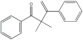 1,3-Diphenyl-2,2-dimethyl-3-buten-1-one Structure