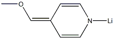 1-Lithio-4-(methoxymethylene)-1,4-dihydropyridine Structure