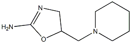 5-(Piperidinomethyl)-2-oxazoline-2-amine Structure