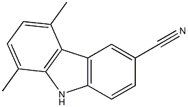 6-Cyano-1,4-dimethyl-9H-carbazole Structure