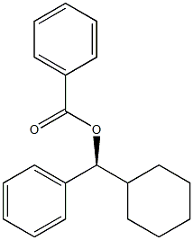 (+)-Benzoic acid (S)-phenylcyclohexylmethyl ester 구조식 이미지