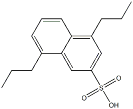 4,8-Dipropyl-2-naphthalenesulfonic acid 구조식 이미지